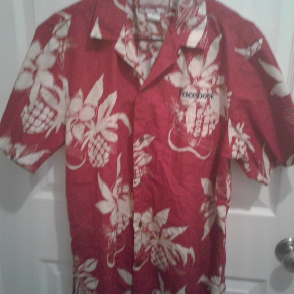 RJC Made in Hawaii Facebook Aloha Shirt - Picture 1 of 3